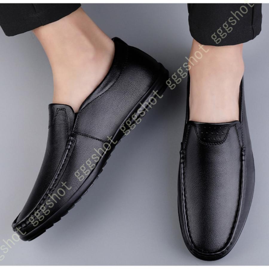 7995円 5周年記念イベントが ドライビングシューズ スリッポン メンズ ローファータイプ かっこいい 屈曲性 カジュアルシューズ スニーカー感覚 黒 白 靴 モカシン メンズ靴 本革 通勤
