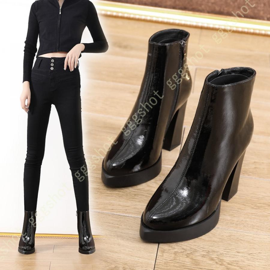 送料込 ショートブーツ レディース ヒール9cm 歩きやすい 疲れない 靴 ヒール サイドジッパー 黒 ショート ブーツ 高め ヒール おしゃれ かわいい 旅行 デイリー 在庫一掃最安挑戦 Www Valdebro Es