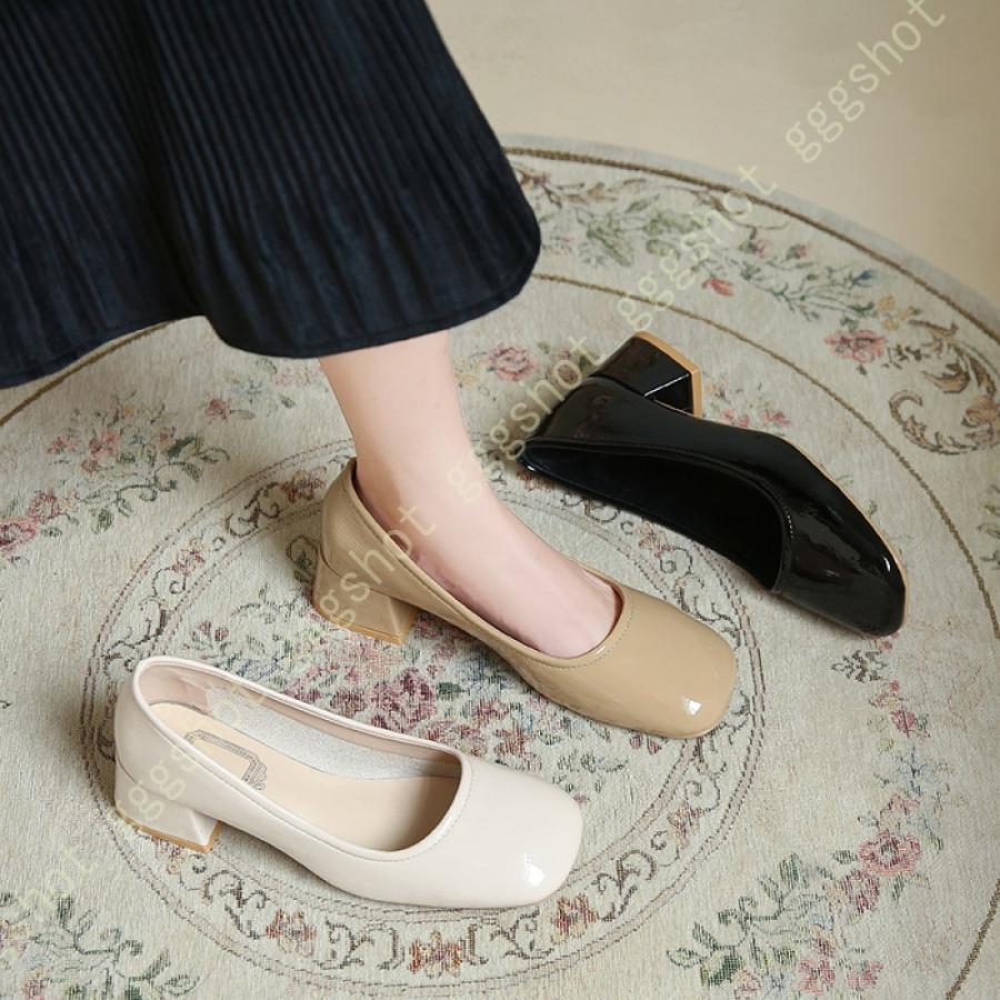 入園式 走れるパンプス 痛くない パンプス 靴 レディース ミドルヒール パンプス 黒 スムース調 歩きやすいパンプス ヒール4 5cm おしゃれ 太ヒール 幅広 甲高 0xjbzcxonc Www Fincalerida Com