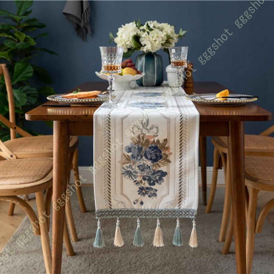 テーブルランナー北欧 おしゃれ テーブルセンター 長方形 宮廷風 テーブルクロス エレガント 花 タッセル付き クラシック ホーム インテリア 装飾品 Nnlfzhvaqy Www Storybookwines Com