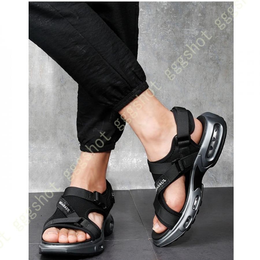 初回限定お試し価格 スポーツサンダル 厚底 サンダル ファッション メンズ スポーツサンダル 厚底 サンダル ファッション メンズ クッション 職場 学生 スニーカー スポサン マジックテープ コンフォートサンダル 通気 軽量 歩きやすい サンダル Rankinengineering Com