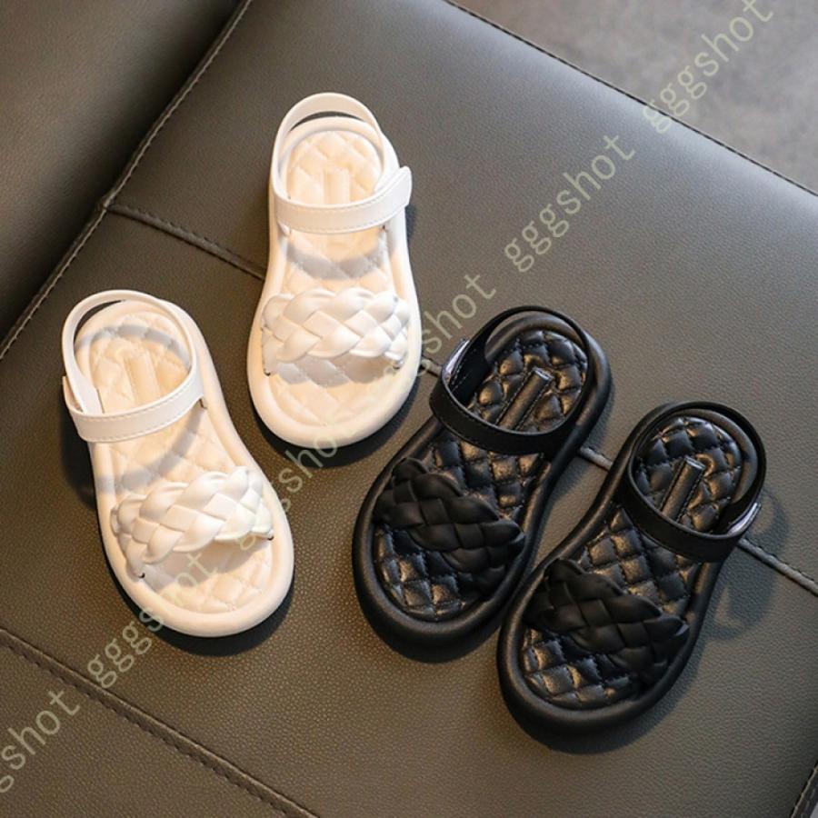 サンダル 女の子 ガールズ キッズ ビーチサンダル ぺたんこ スポーツサンダル サマーサンダル 子供靴 夏 女児 オシャレ クッション 柔らかい 軽量 人気の新作