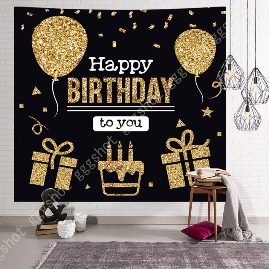 バースデー タペストリー 誕生日 飾り付け ケーキ 誕生日 フォトポスター 写真背景 バースデーパーティー 飾り シンプル おしゃれ おうちスタジオ Happy 5pg Eru J84 Gggshot 通販 Yahoo ショッピング