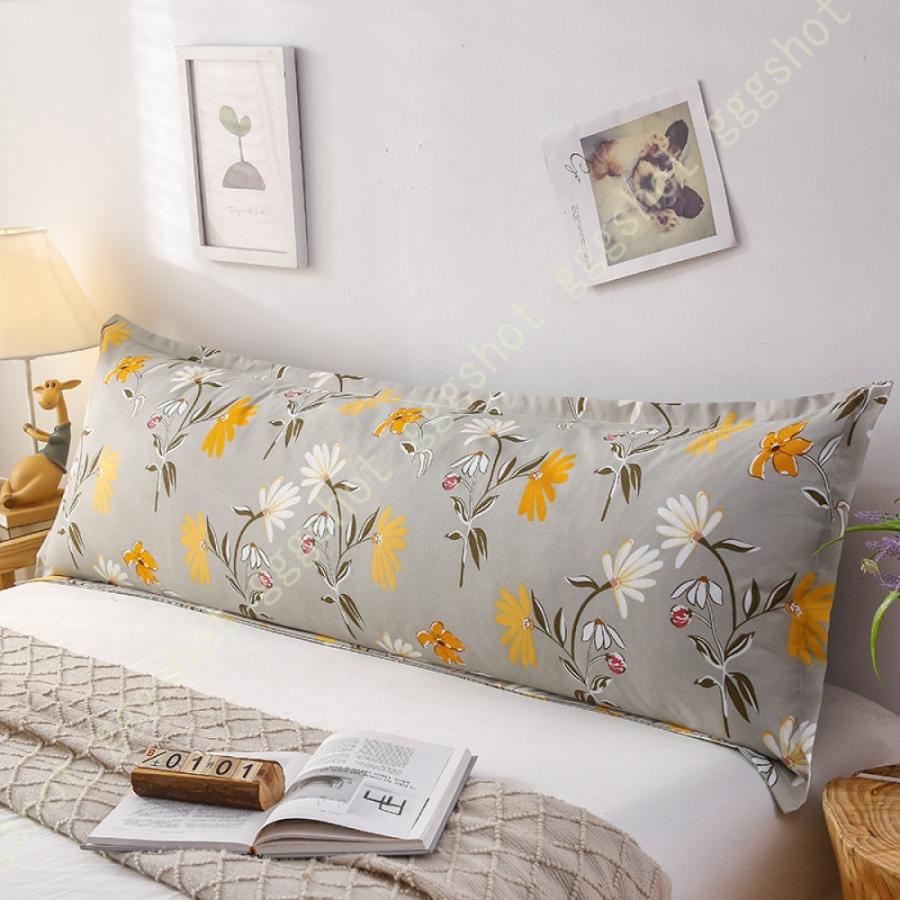 サイズ交換ｏｋ 格子柄 まくら ロング ピロー ふわふわ 肌さわり優しい ロング枕 カバー付き 北欧風 花柄 長い枕 カップル 親子 添い寝 枕 綿枕 洗える カバー取り外し可 Teaandtwigs De