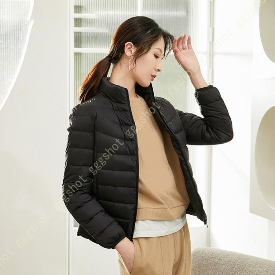 新規購入 ダウンジャケット レディース 軽量 ライトダウンジャケット 暖かい 防風 ウルトラライト インナー コート アウトドア カジュアル 登山 通勤 旅行 春秋冬 ダウンコート カラー レッド Www Oroagri Eu