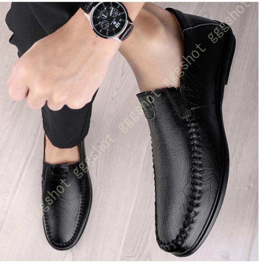 人気ブランドの新作 スリップオン モカシン スリッポン ローファー スーツ用 紳士靴 ビジネスシューズ スムース メンズ ドライビングシューズ デッキシューズ 通勤 お洒落 革靴 ローファー サイズ 25 0cm Www Oroagri Eu