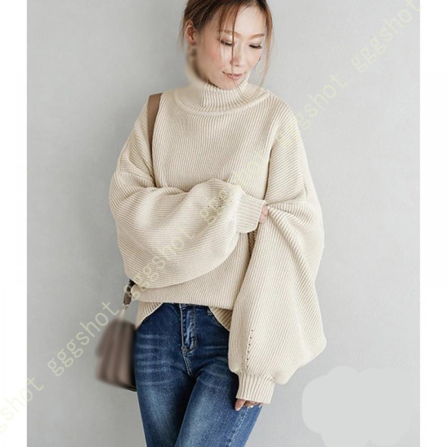 セーター リブタートルネック 洗えるセーター レディース タートルネック 無地 カジュアル 長袖 ニット スリム 防寒 タートルネックセーター 丸洗いok 女の子 未使用品