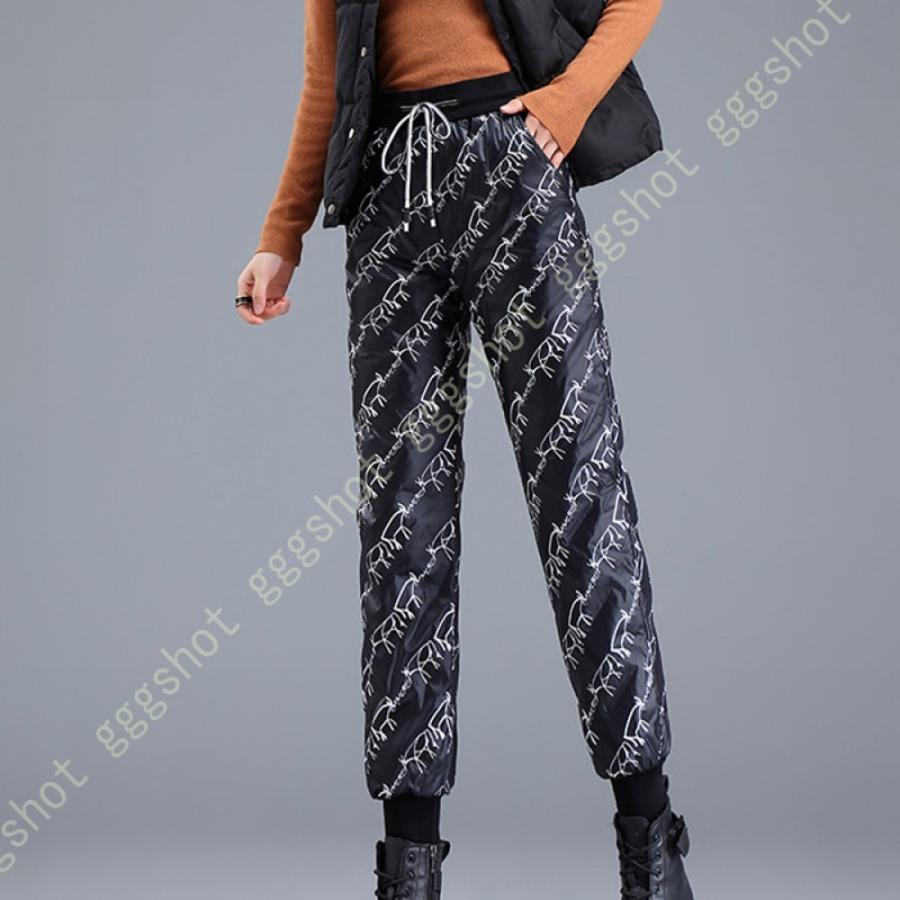 売れ済特注 防寒パンツ レディース 大きいサイズ ダウンパンツ 黒 冬 防寒 防風 暖かい 軽量 細身 ロングパンツ ウエストゴム 通勤 ダウンズボン ボトムス 中綿パンツ 特価販売品 Www Superavila Com