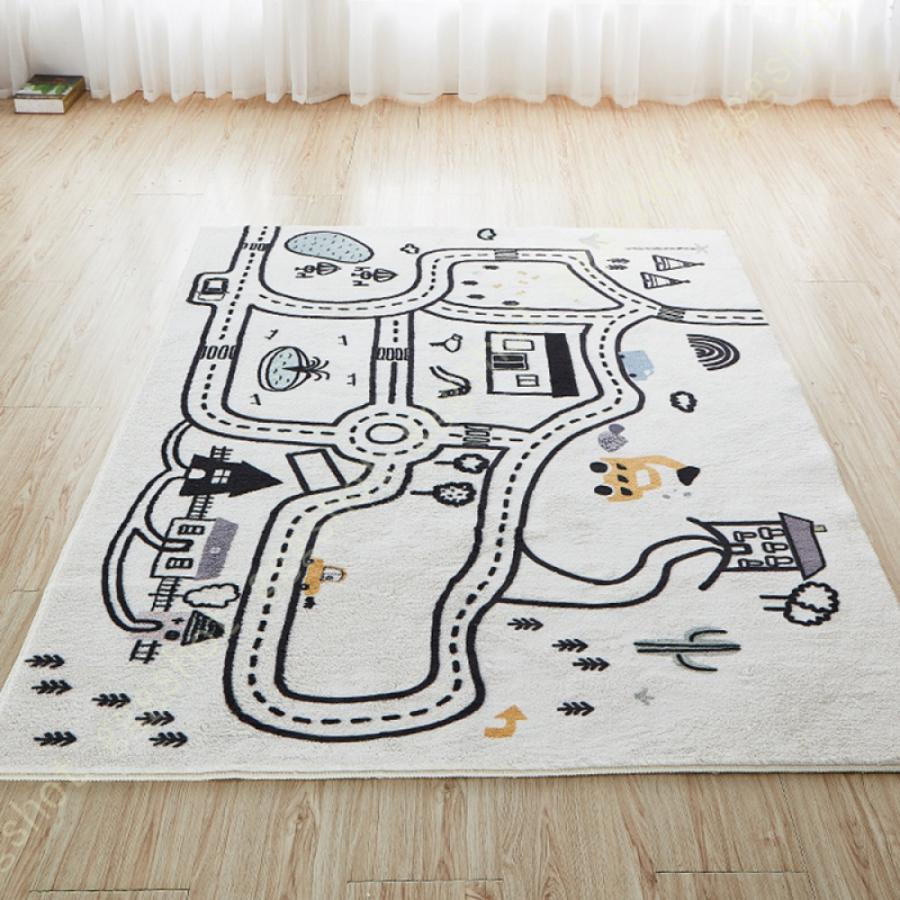 お気に入り プレイマット 赤ちゃん キッズラグ 子供部屋 幼稚園 ロードマップ 大判 長方形 道路 寝室 遊びマット 長持ち キッズ 滑り止め 遊べる プレイルーム カーペット 幼稚園 プレイマット 赤ちゃん キッズラグ 子供部屋 カーペット 家具 インテリア