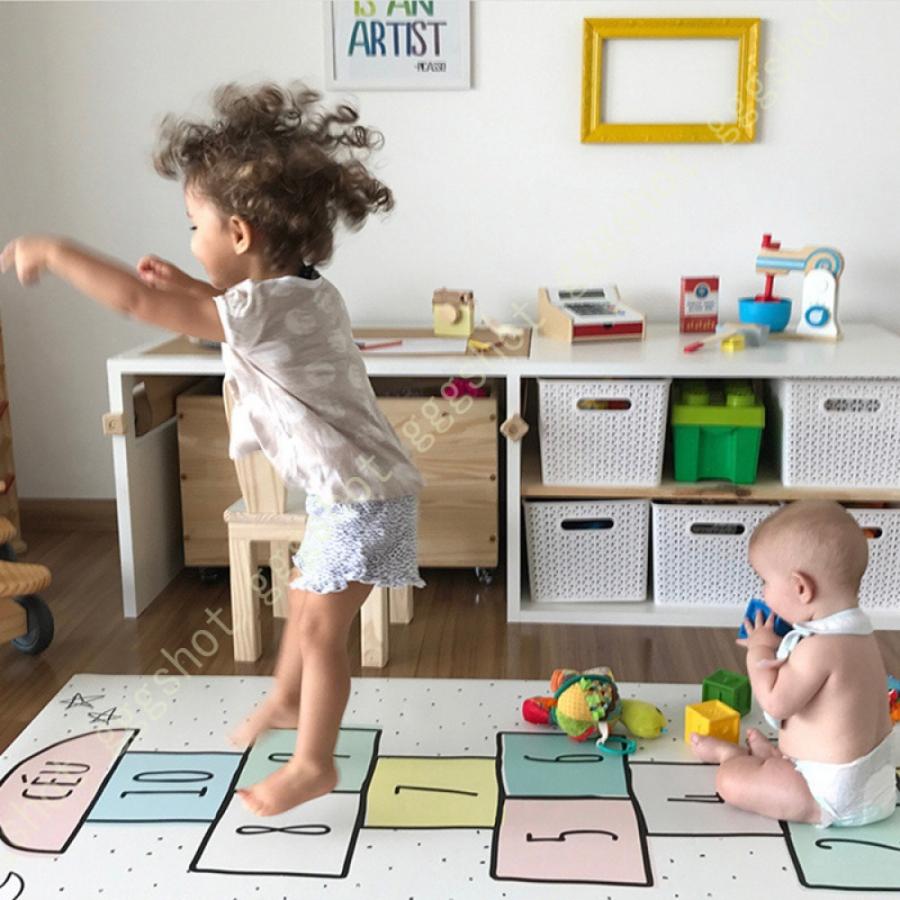 ラグマット カーペット 丈夫 キッズラグ ラグ キッズ 滑り止め 乳児 数字 かわいい 赤ちゃん 子供マット 子供部屋 心地いい 子ども部屋 子供用 洗える カーペット ラグ ご了承ください 長期不在 住所不詳で商品再返送されると1000円料金請求する Unistu Dev