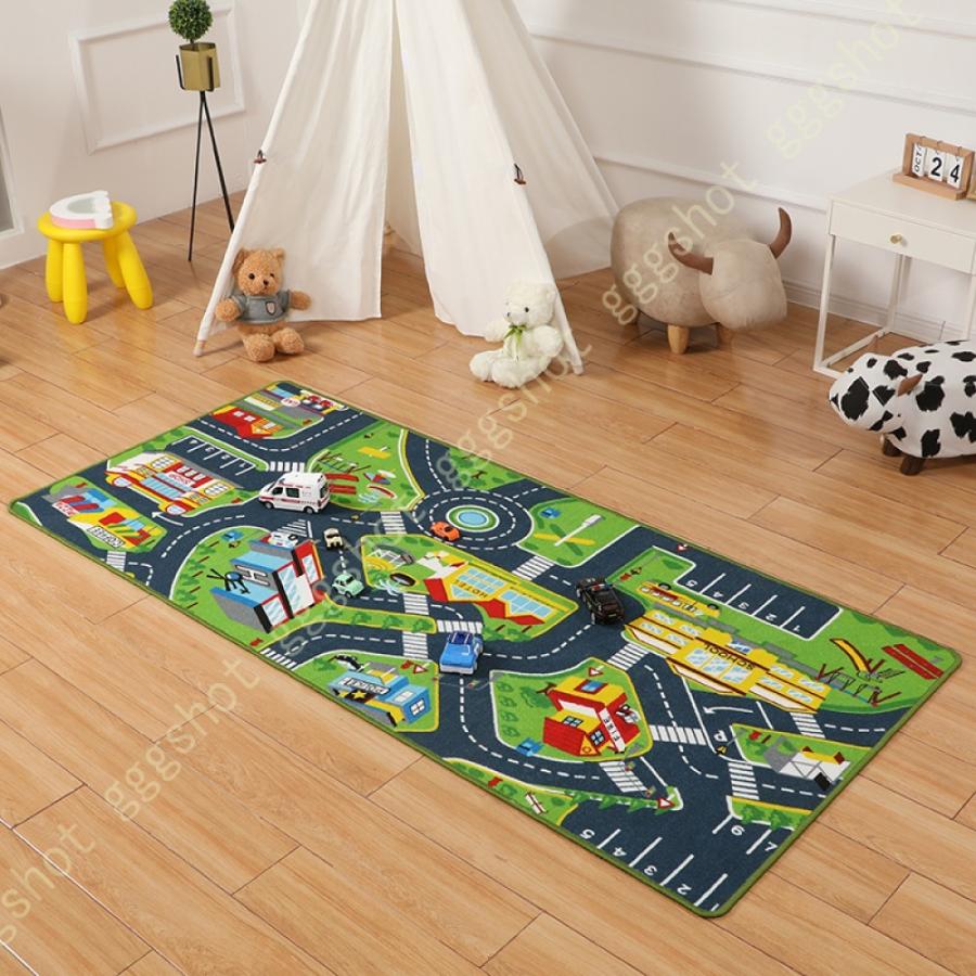 品数豊富 カーペット 滑り止め 遊べる 赤ちゃん 遊びマット 子供部屋 カーペット 滑り止め 遊べる 赤ちゃん 遊びマット 子供部屋 キッズラグ プレイマット 丸洗い 教育用 男の子 保温 ふわふわ 快適 キッズ 保育園 ラグマット 家具 インテリア Quality Pc Be