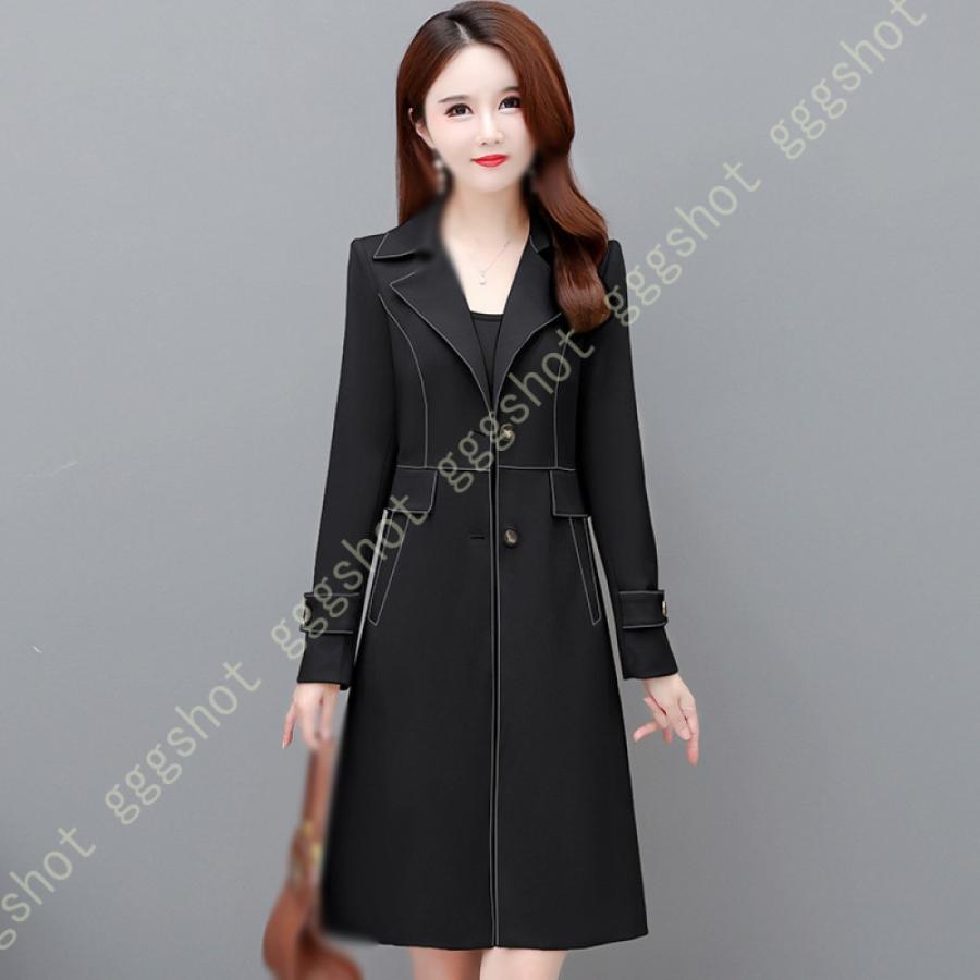 ブランドおしゃれ レディース ロングコート 春と秋 トレンチコート ウエスト チェスターコート 着痩せ ひざの下 ファッション スプリングコート ロング アウター ジャケット New限定品 Argaman Nadlan Co Il