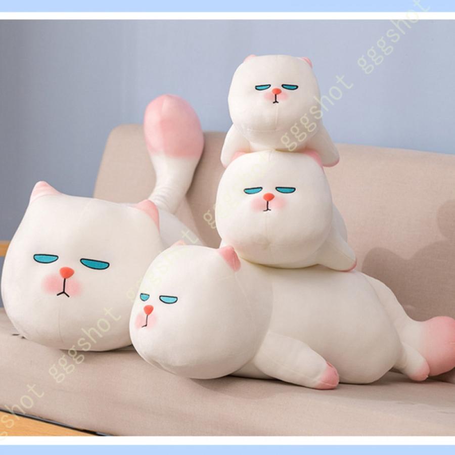 ぬいぐるみ 猫 抱き枕 動物 ふわふわ ネコ 抱きまくら 長い枕 背もたれ クッション 自宅用 イオフィス 昼寝まくら 寝具に 車飾り 誕生日プレゼント 友達 子供 Jaq Ngk Bz238 Gggshot 通販 Yahoo ショッピング