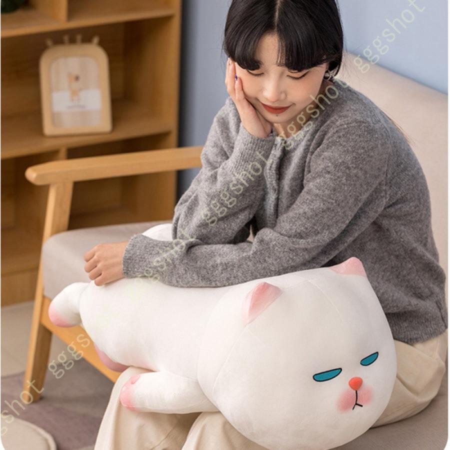 ぬいぐるみ 猫 抱き枕 動物 ふわふわ ネコ 抱きまくら 長い枕 背もたれ クッション 自宅用 イオフィス 昼寝まくら 寝具に 車飾り 誕生日プレゼント 友達 子供 Jaq Ngk Bz238 Gggshot 通販 Yahoo ショッピング