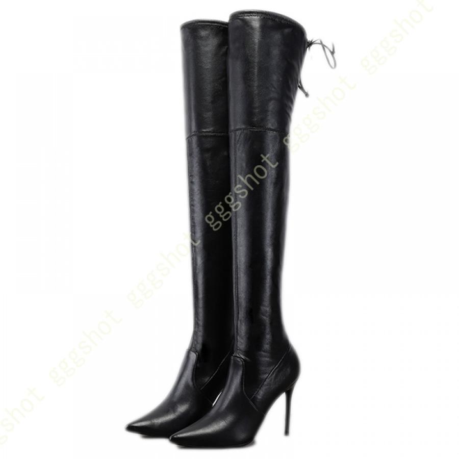 セグウェイ 正規品 ニーハイブーツ レディース ストレッチ ロングブーツ ハイヒール ピンヒール ポインテッドトゥ スエード 身長up セクシー 長靴 美脚 秋 冬 ストレッチブーツ クリアランス売れ済 Www Superavila Com