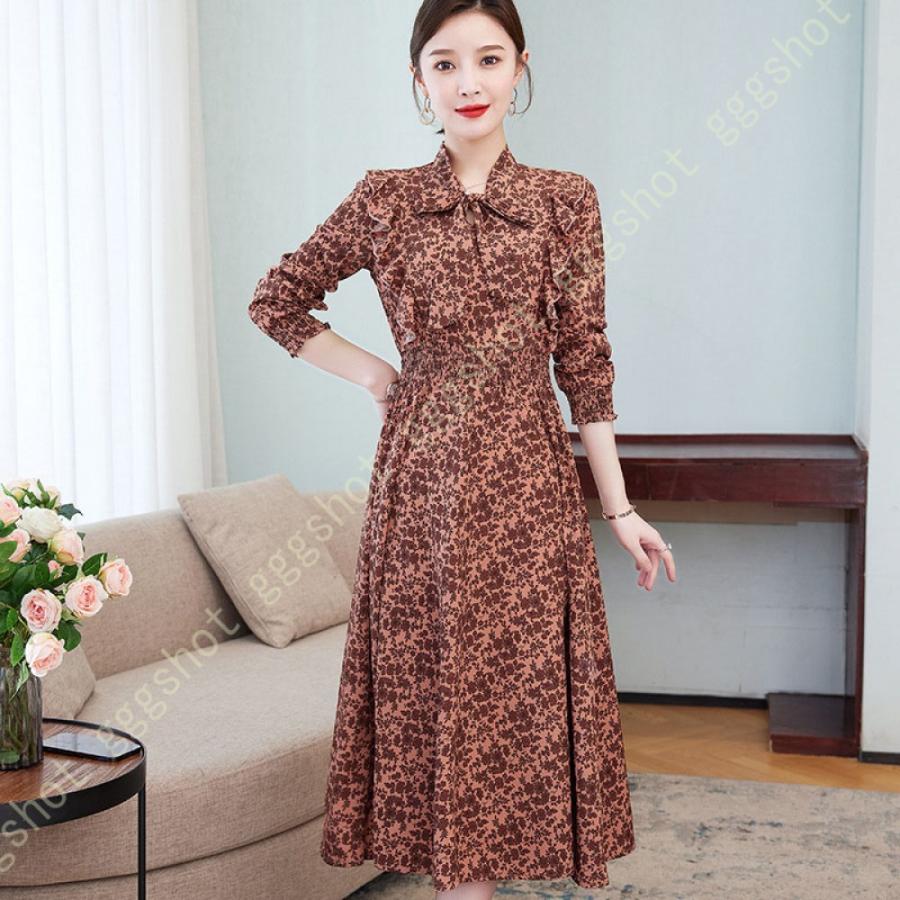 ついに再販開始 レディース ワンピース 春 Aライン 着痩せ 体型カバー カジュアルワンピース 洋服 サマーワンピース 長袖 シャツワンピース 切り替え ロングワンピース 秋 夏 ワンピース サイズ Xl Www Collectiviteslocales Fr