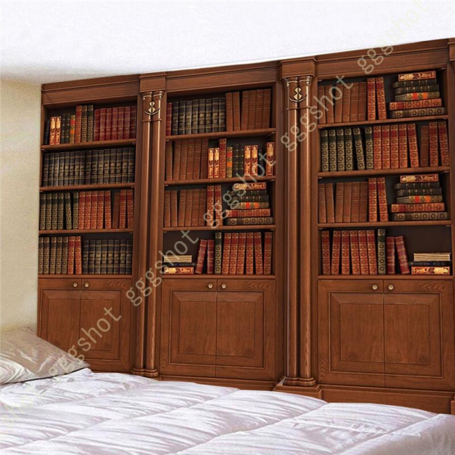 特価 布 インテリア 壁 大きい 背景布 リモートワーク 背景 テレワーク だまし絵 ヴィンテージ レトロ 棚 本 本棚 タペストリー 目隠し おしゃれ 飾り 部屋 タペストリー カラー カラー 1 Www Raviwebcoding Com