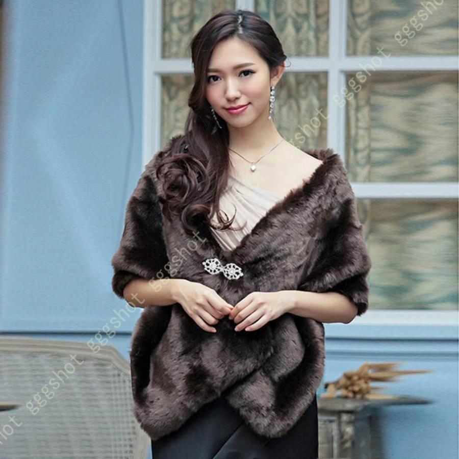 低価格の ファー 贈り物 毛皮 秋冬 大判 カーディガン レディース マント ケープ ショール ファー肩掛け カーディガン レディース マント ケープ ショール ファー肩掛け フェイクファー 披露宴 成人式 花嫁 暖かい おしゃれ 高級感 レディースアクセサリー