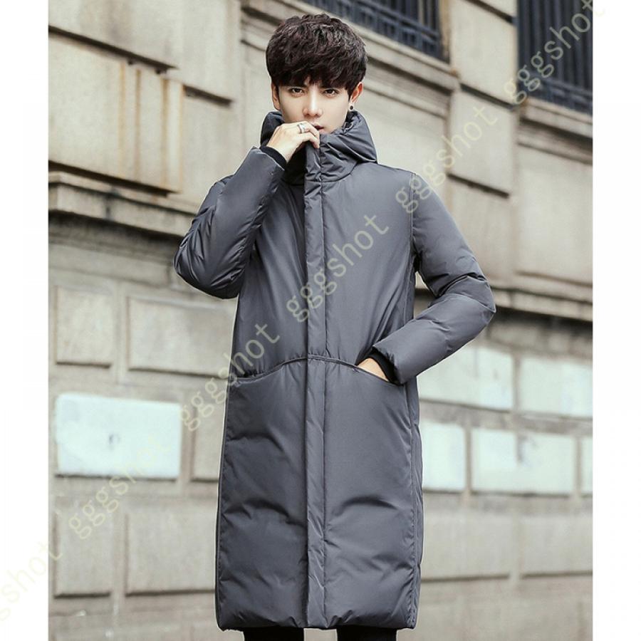 超ポイント祭 期間限定 厚手 中綿コート ロング丈 冬 ダウンジャケット メンズ 韓国風 黒 ブルゾン 暖かい 登山 軽量 ビジネス フォーマル 防風 防寒 フード付き ファッション ダウンコート サイズ M Hakunamatatagrill Com