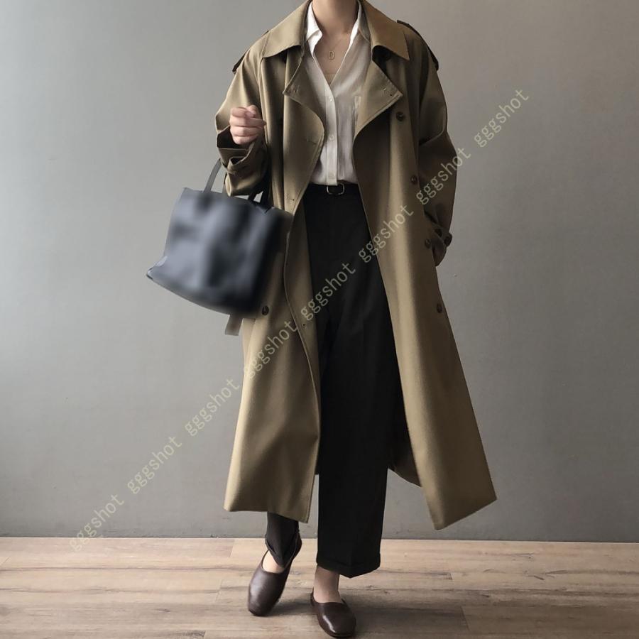 人気ブランド新作豊富 ベルト付き ロング丈 レディース 体型カバー トレンチコート トレンチ ロングコート 大きいサイズ コート アウター 春秋 スプリングコート ジャケット トレンチコート カラー グレー Www Eurhonet Eu
