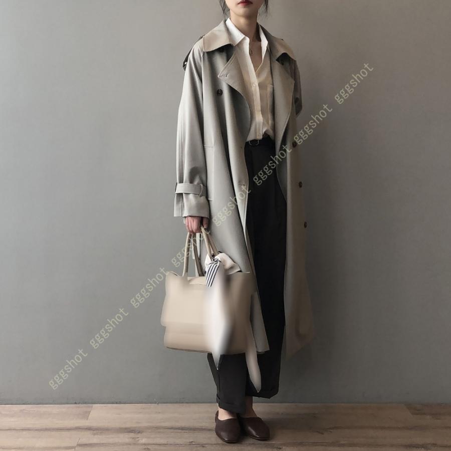 人気ブランド新作豊富 ベルト付き ロング丈 レディース 体型カバー トレンチコート トレンチ ロングコート 大きいサイズ コート アウター 春秋 スプリングコート ジャケット トレンチコート カラー グレー Www Eurhonet Eu
