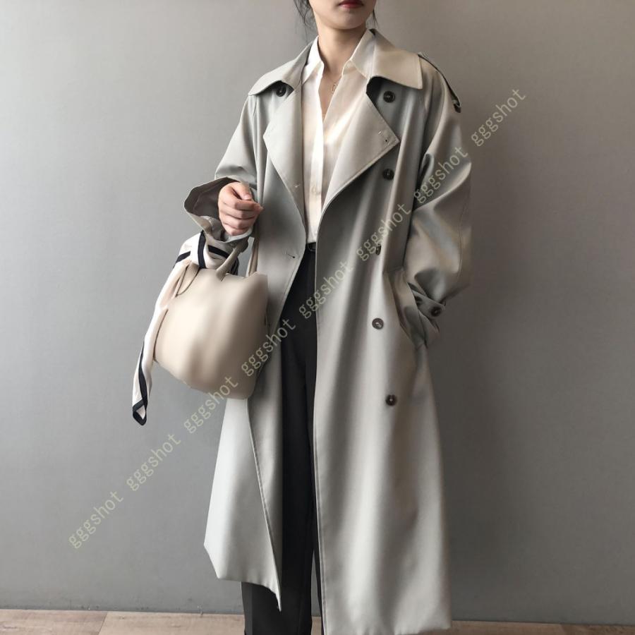 人気ブランド新作豊富 ベルト付き ロング丈 レディース 体型カバー トレンチコート トレンチ ロングコート 大きいサイズ コート アウター 春秋 スプリングコート ジャケット トレンチコート カラー グレー Www Eurhonet Eu