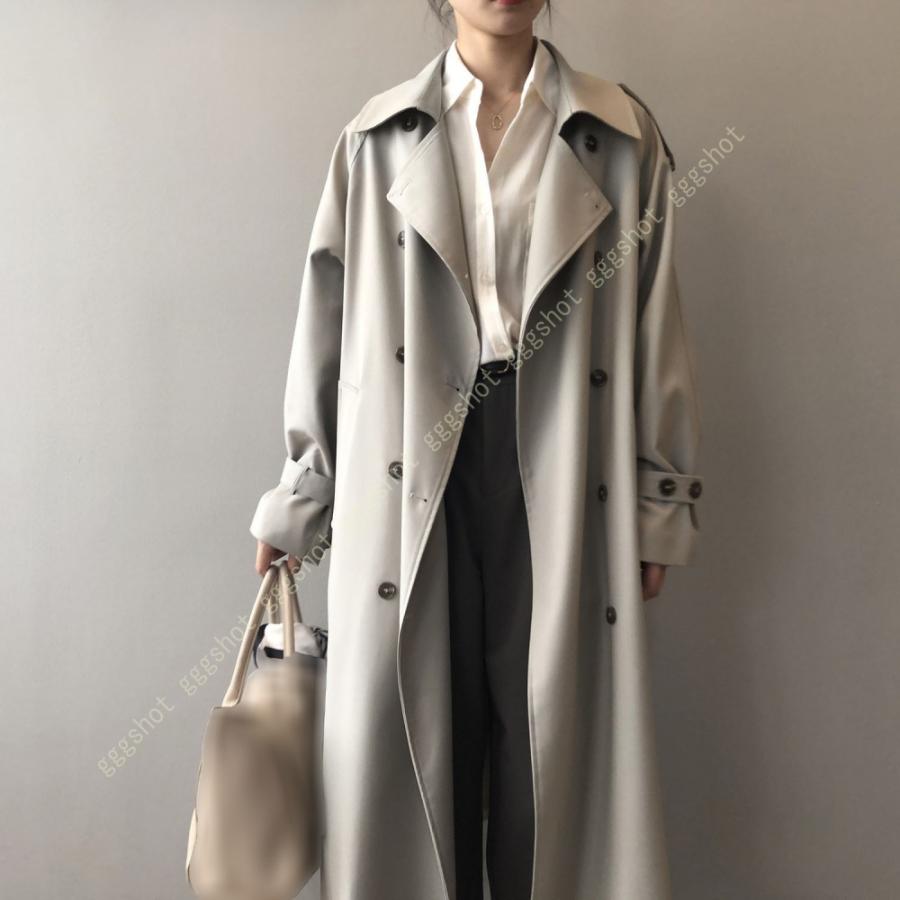 人気ブランド新作豊富 ベルト付き ロング丈 レディース 体型カバー トレンチコート トレンチ ロングコート 大きいサイズ コート アウター 春秋 スプリングコート ジャケット トレンチコート カラー グレー Www Eurhonet Eu