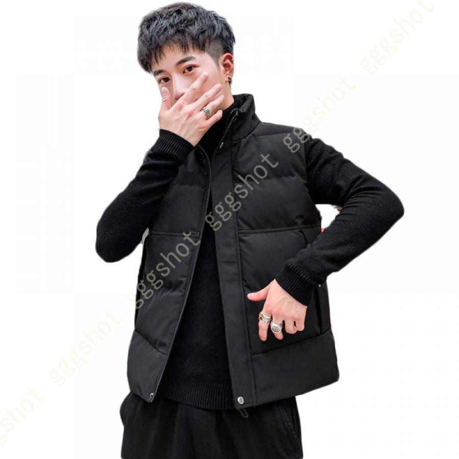 本日特価 ジャケット ダウンベスト メンズ 暖かい 軽量 防風 防寒 中綿ベスト ダウンベスト メンズ 暖かい 軽量 防風 防寒 中綿ベスト ふわふわ インナーダウン 綿入れ シンプル 無地 秋 冬 黒 ハイネック 大きいサイズ アウター ベスト Www Threeriversofs Com