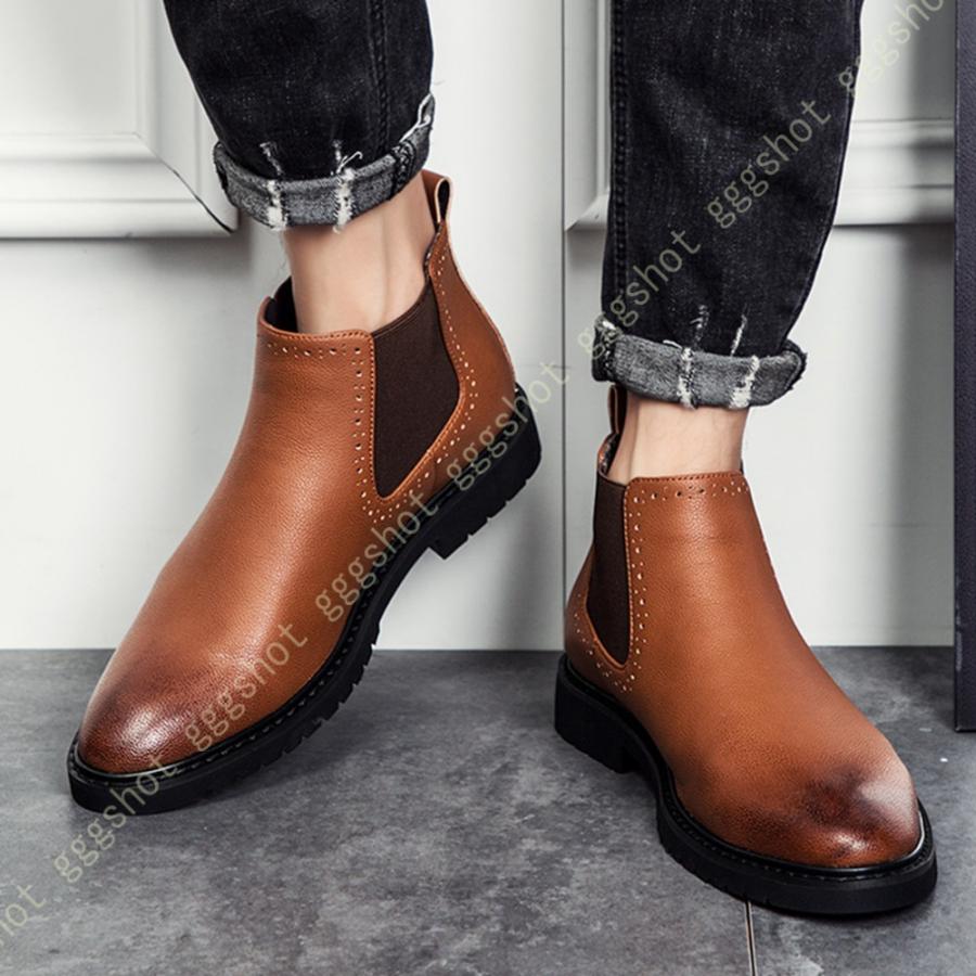 22年秋冬新作 黒 ラウンドトゥ ブーツ サイドゴア 靴 サイドゴアブーツ 本革 黒 ラウンドトゥ ブーツ サイドゴア 靴 サイドゴアブーツ 本革 メンズ シューズ 紳士靴 ビジネス ショートブーツ ビジネス ソール メンズブーツ ブーツ Smssvg Org