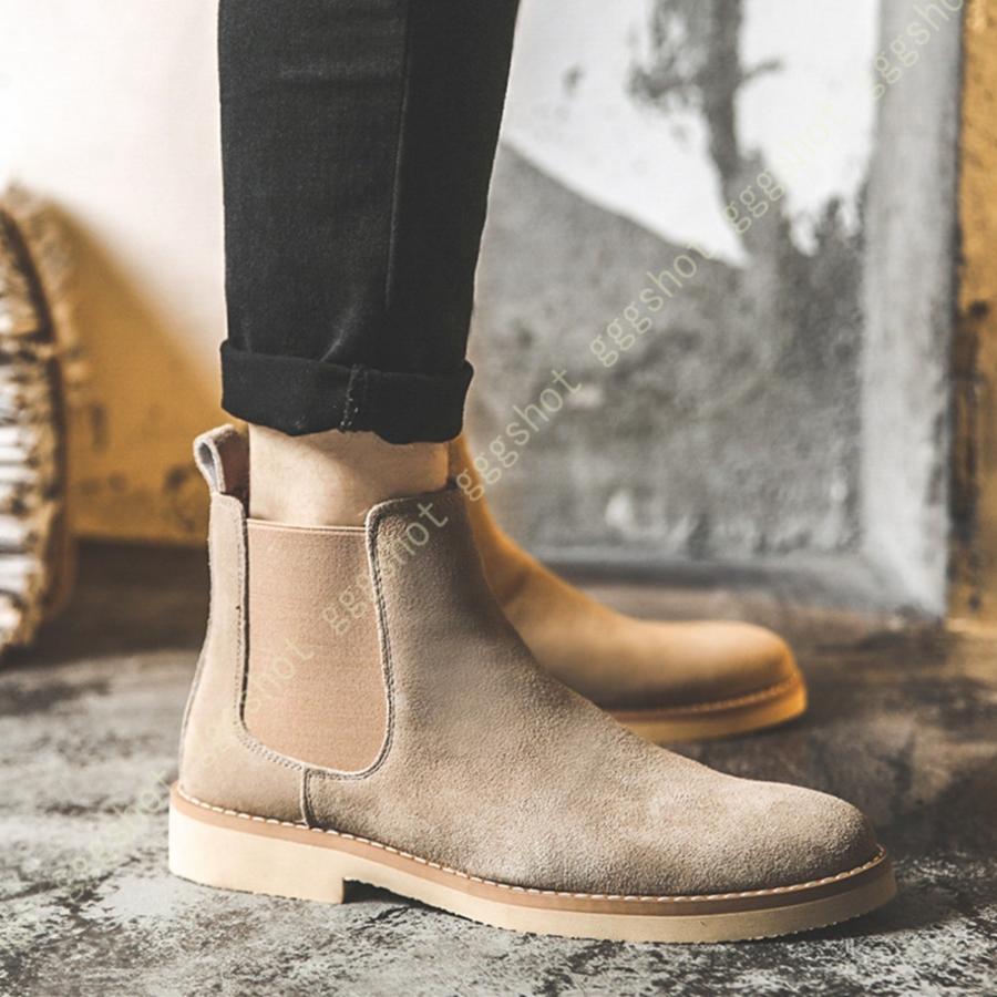 サイドゴアブーツ チェルシーブーツ メンズ ショートブーツ スエードブーツ 黒ブーツ カジュアルブーツ 冬 靴 裏起毛 マーティンブーツ メンズ ブーツ R1d Dr3 7b0ps Gggshot 通販 Yahoo ショッピング