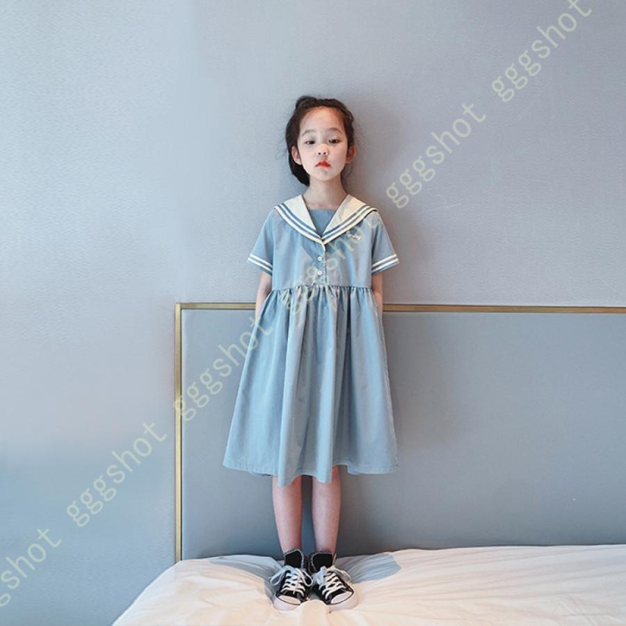 高額売筋 セーラーワンピース ガールズ かわいい リボン付き フレアワンピース キッズ 半袖 ワンピース 女の子 ファッション 普段着 春夏 通学 学院風 子供ワンピース ワンピース サイズ 150 Acte Paris Org