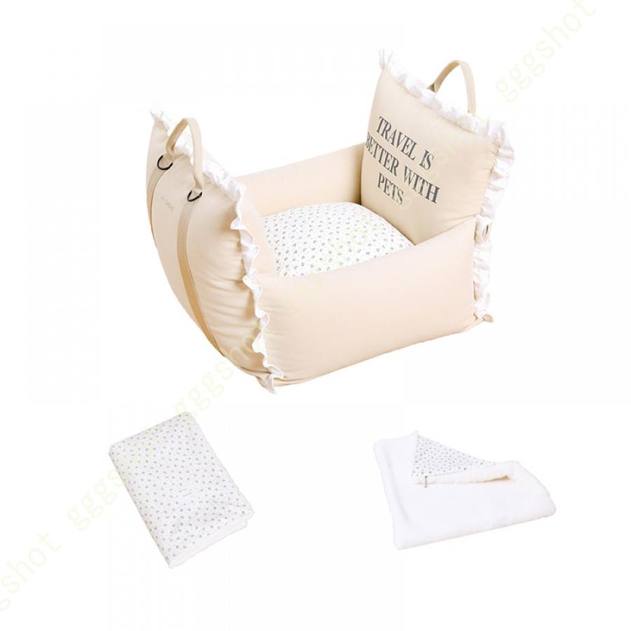 ペット用ドライブベッド 車 ペットシート ペットソファー 犬 中型犬 犬猫クッション ドライブベッド 2way 車用 夏用 ペットベッド ペットソファ ドライブ用品 