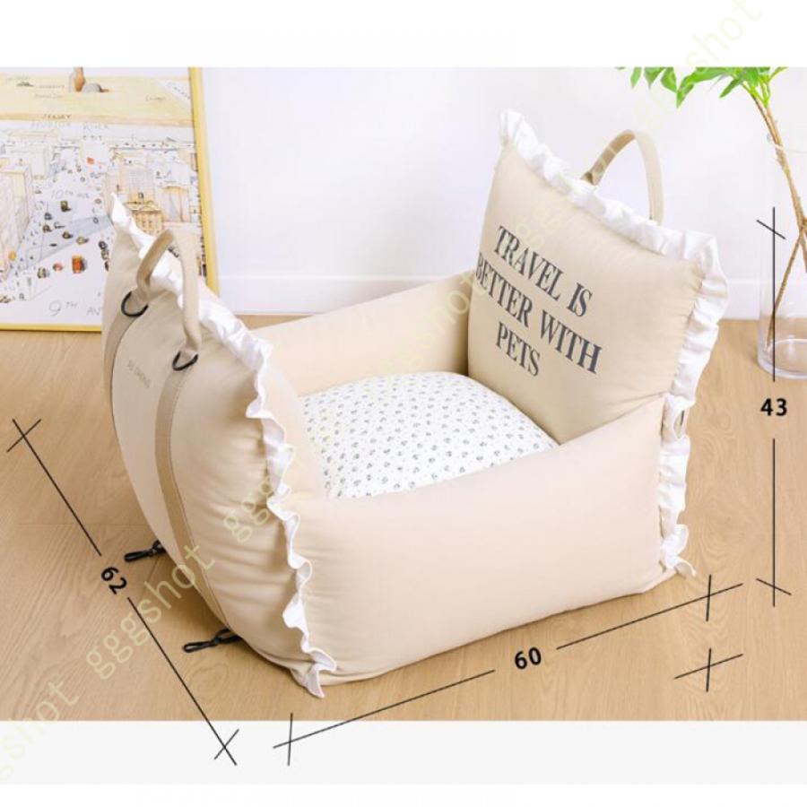 ペット用ドライブベッド 車 ペットシート ペットソファー 犬 中型犬 犬猫クッション ドライブベッド 2way 車用 夏用 ペットベッド ペットソファ ドライブ用品 