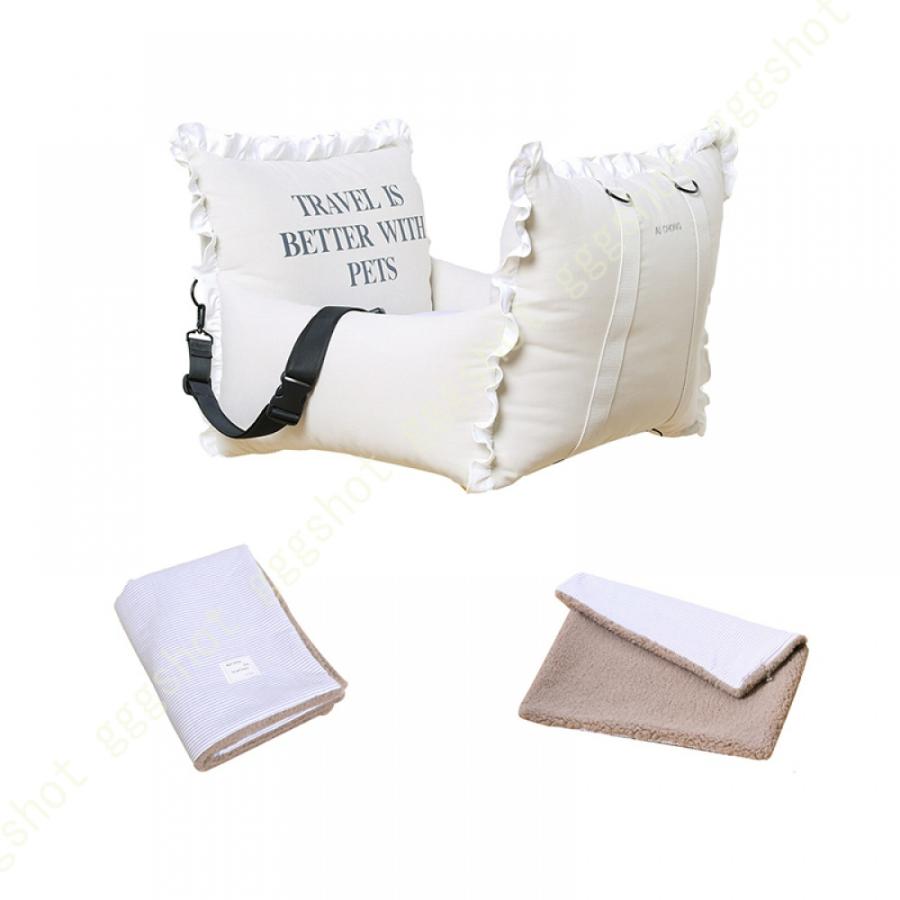 ペット用ドライブベッド 車 ペットシート ペットソファー 犬 中型犬 犬猫クッション ドライブベッド 2way 車用 夏用 ペットベッド ペットソファ ドライブ用品 