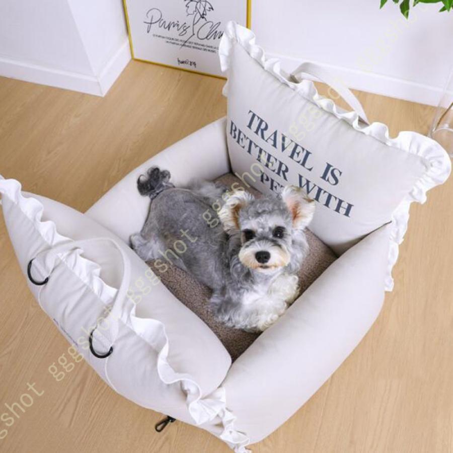 ペット用ドライブベッド 車 ペットシート ペットソファー 犬 中型犬 犬猫クッション ドライブベッド 2way 車用 夏用 ペットベッド ペットソファ ドライブ用品 