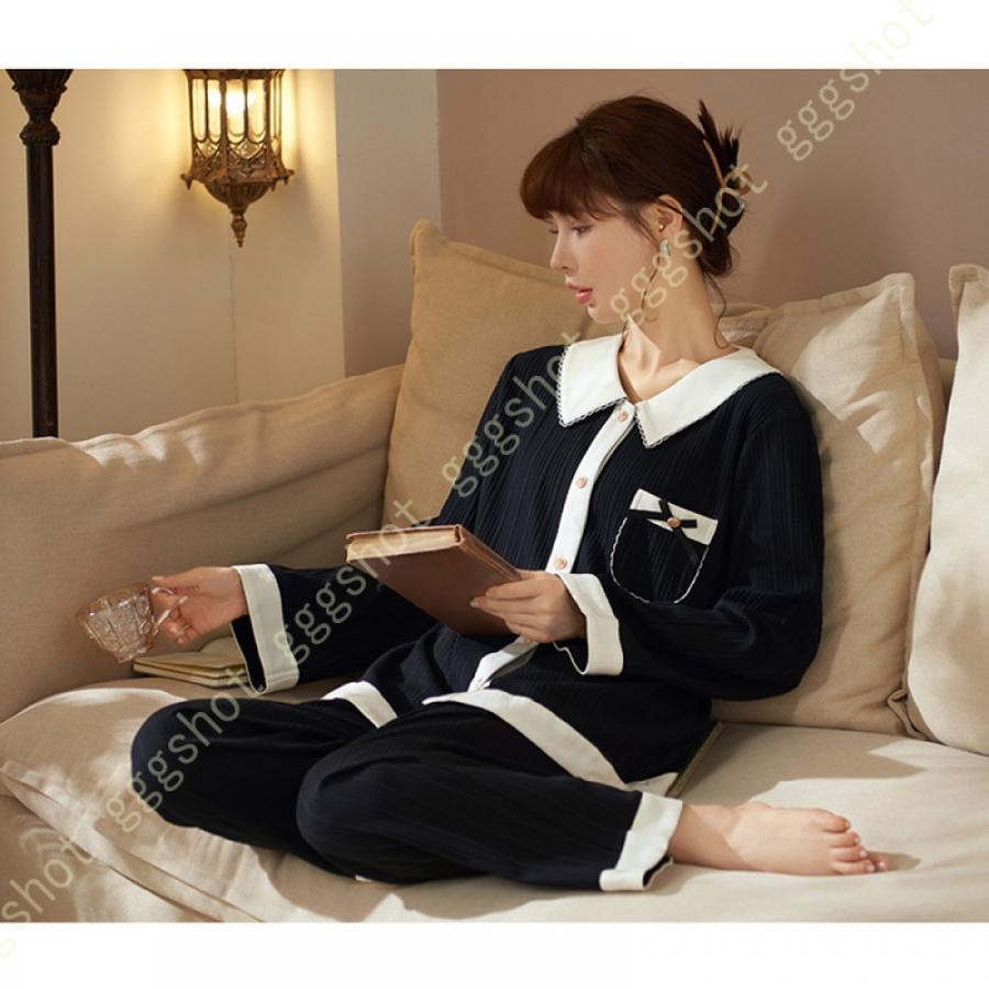 クリスマスツリー特価 学生 ホーム リゾート 女性 お泊り ルームウェア 夏 春 部屋着 ブラック 無地 レディース パジャマ 綿100 おうち時間 Vネック 上下セット クリスマス 誕生日 パジャマ カラー ブラック Ciudadanoscampana Ar