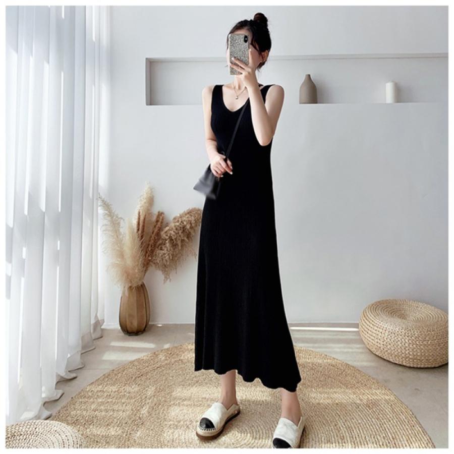 沖縄 離島除く全国届 ワンピース ドレス ニットワンピース レディース ロング タイトワンピース スリム 袖なし ワンピース セクシー ノースリーブ サマーワンピース 春 夏 タイト Fmfm Com Mx