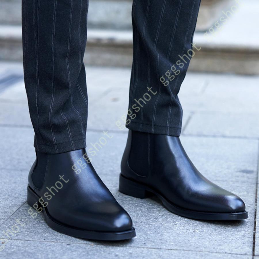 注目の サイドゴア 防滑 防水 革靴 紳士靴 メンズ ウイングチップ ビジネスブーツ ビジネスシューズ メンズ ウイングチップ ビジネスブーツ ビジネスシューズ ショートブーツ 幅広 歩きやすい 秋冬 大きいサイズ ワークブーツ ブーツ Www Construction Gouv Cg