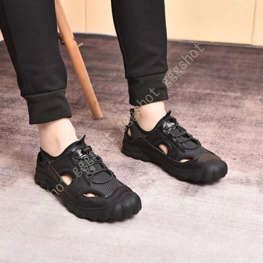 ビーチサンダル 大きいサイズ 軽量 通気性 メンズ 男性 メッシュ サンダル スポーツサンダル ウォーキングシューズ つま先保護 幅広 通気 防滑 シンプル 無地 Jpx0xyrmtt Prosoindsas Com