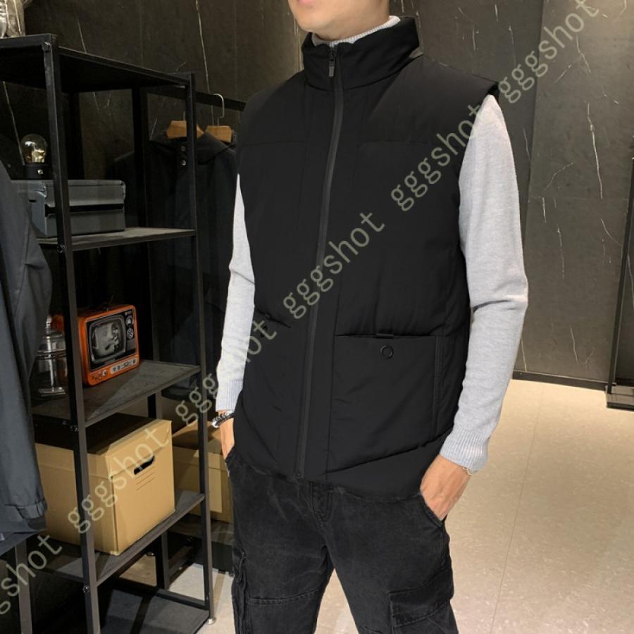 中綿ベスト 男性 秋冬 シンプルでバイカラーベスト ダウンベスト ノースリーブ 立ち襟 冬 防寒 おしゃれ メンズ ダウンベスト メンズ 秋冬春 アウター Fuejpzjqp9 Iuu Org Tr