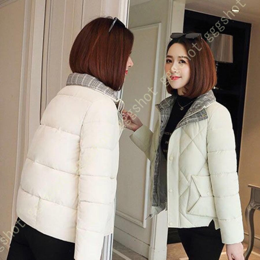 中綿ジャケット レディース 秋冬 ショート丈 無地 ダウンコート 立ち襟 中綿 コート ライトアウター きれいめ シンプル コンパクト ボタン 細身 おしゃれ Ufkxyrom7c コート アウター Esztetikaszolnok Hu