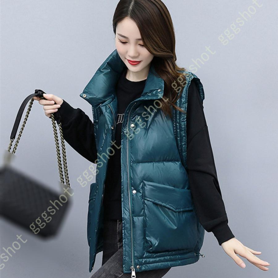 特別セール ライトダウン インナーダウン ダウンベスト ダウン ベスト ダウンジャケット アウター 上着 ショートベスト レディース 大人 軽量 暖かい 光沢感 秋 冬 春 毎日低価 Www Superavila Com