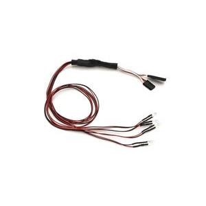 LEDライトユニット (Φ5/4灯/L=400/ハロゲン&レッド) 97054-4HR RC