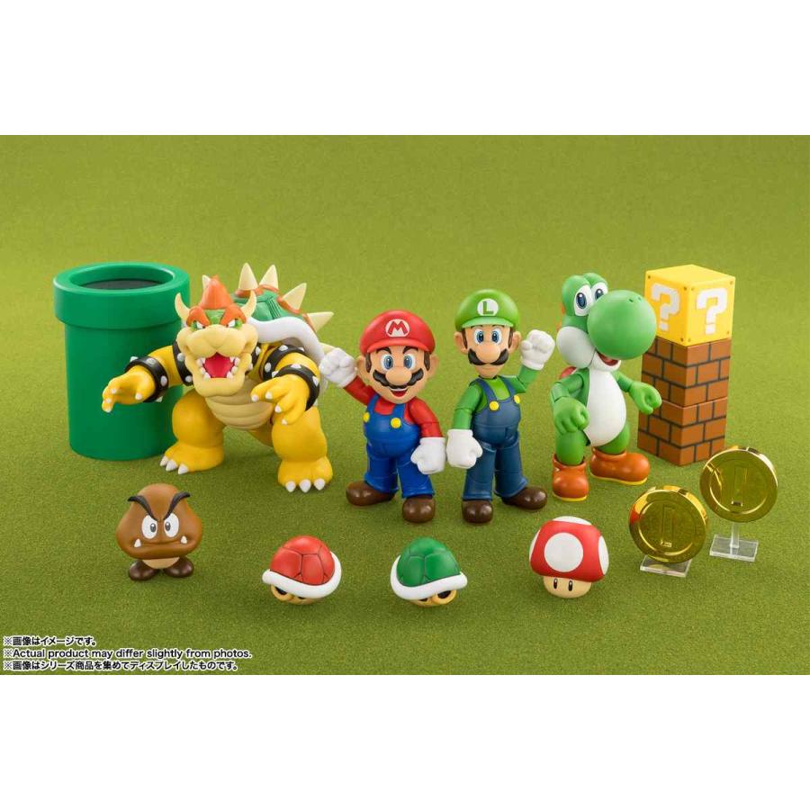 S.H.Figuartsスーパーマリオクッパ とヨッシー塗装済み可動 S.H.Figuarts クッパ (SUPER MARIO) 塗装済み可動フィギュア