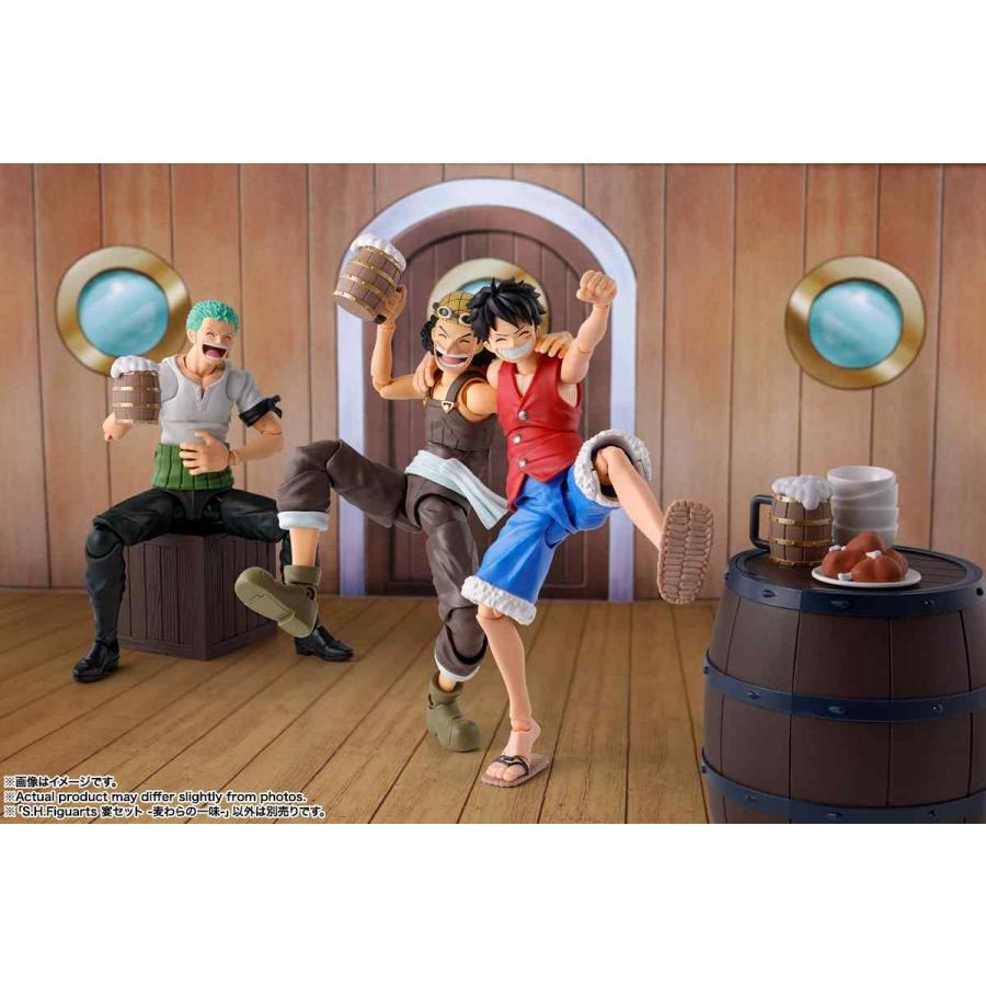 S.H.Figuarts ONE PIECE 宴セット -麦わらの一味- 塗装済み可動
