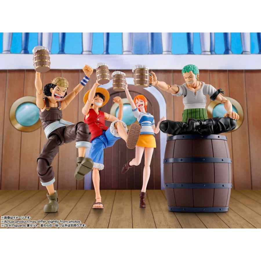 S.H.Figuarts ONE PIECE 宴セット -麦わらの一味- 塗装済み可動