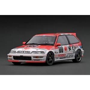 1/18 Honda CIVIC (EF9) SiR White/Red IG3507 完成品ミニカー