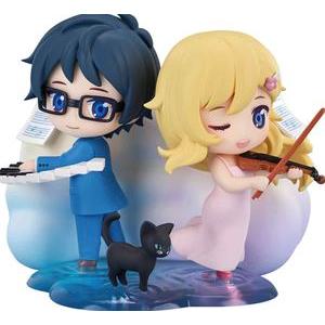 四月は君の嘘 Qset+ 宮園 かをり&有馬 公生 塗装済みフィギュア