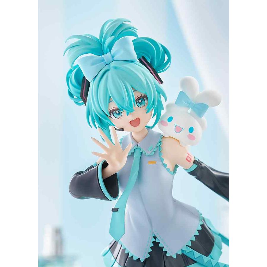 POP UP PARADE 初音ミク シナモロールコラボVer. L size [初音ミク×シナモロール] 塗装済み完成品フィギュア【予約】の画像