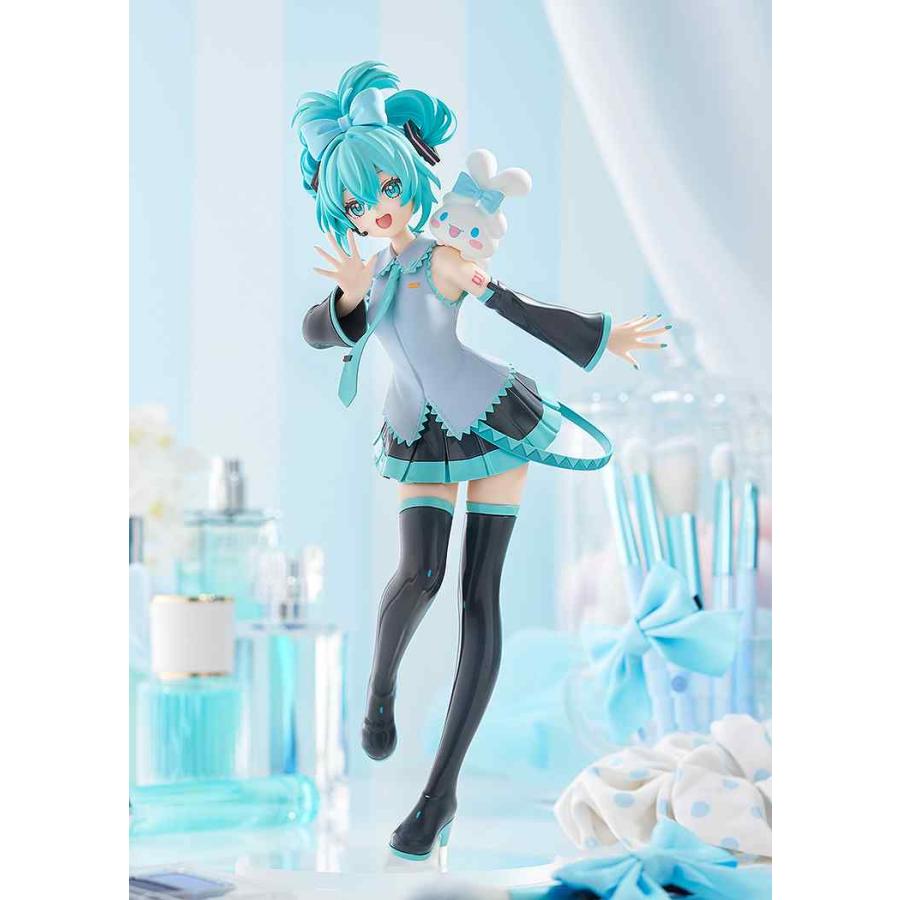 POP UP PARADE 初音ミク シナモロールコラボVer. L size [初音ミク×シナモロール] 塗装済み完成品フィギュア【予約】の画像